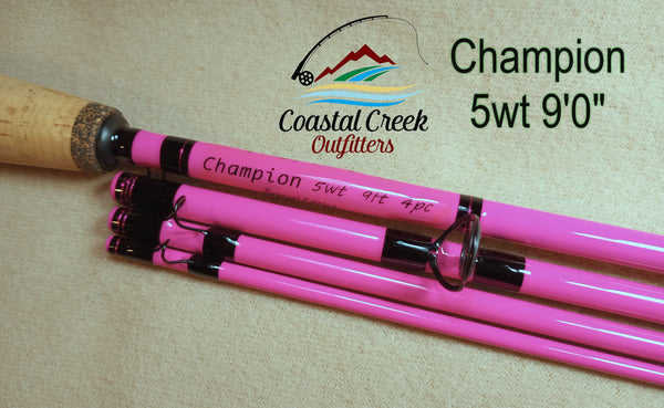 champion fly fish rod CCO 5 Weight, 9 Foot, Pink – Coastal Creek Outfitters The 9 Best Saltwater Summer or winter Color:Red Black snapper