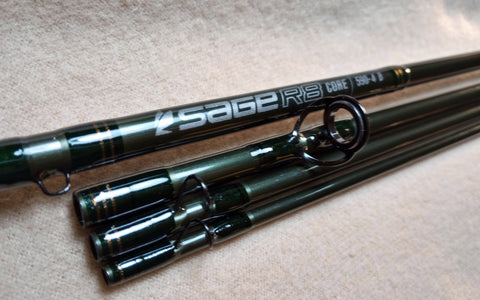 Sage R8 Core 9'0", 4wt with two tip sections